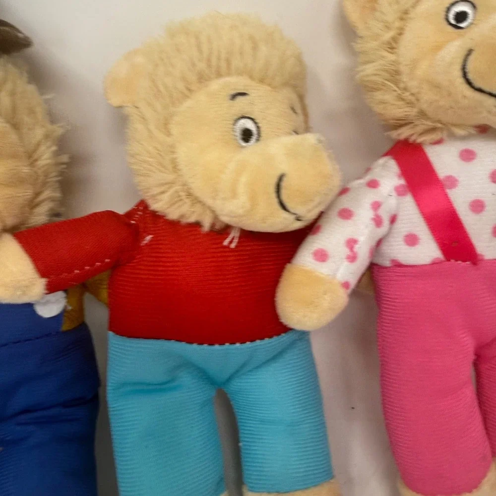 Berenstain Bears Plush Toy Set Papa Brother Sister Bear Greenbrier 2023 9 Inch